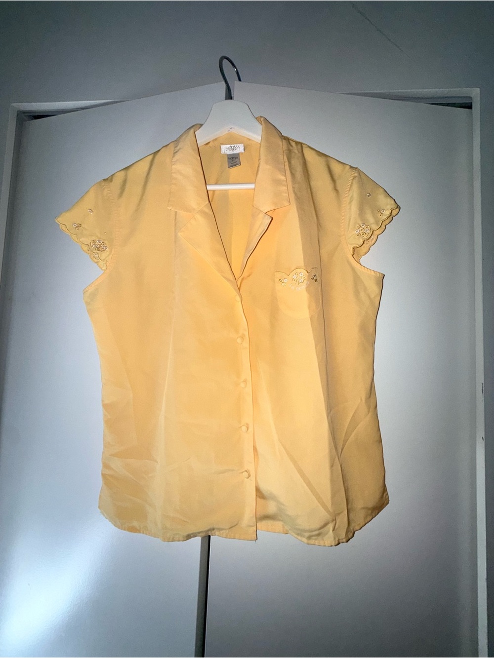 La SENZA vintage butter Yellow summer lounge set/ pajamas